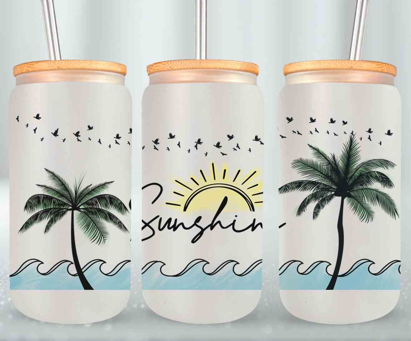 Sunshine Palm Trees-10690
